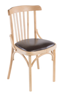 Венский стул натурального цвета(к/з венге) арт. 831014