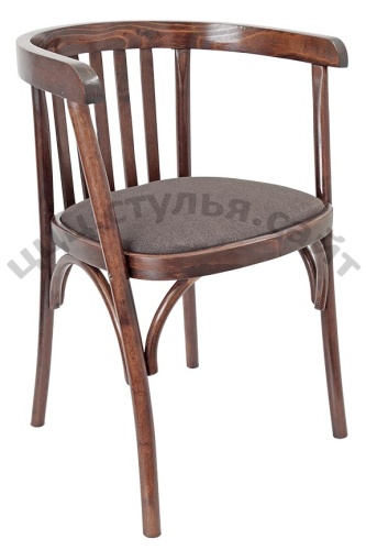 Кресло венское  с тканевым сиденьем(шоко) 201407 фото 2