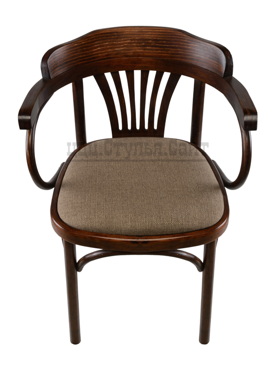 Венский стул с дугами мягкий (рогожка орех) арт.721409