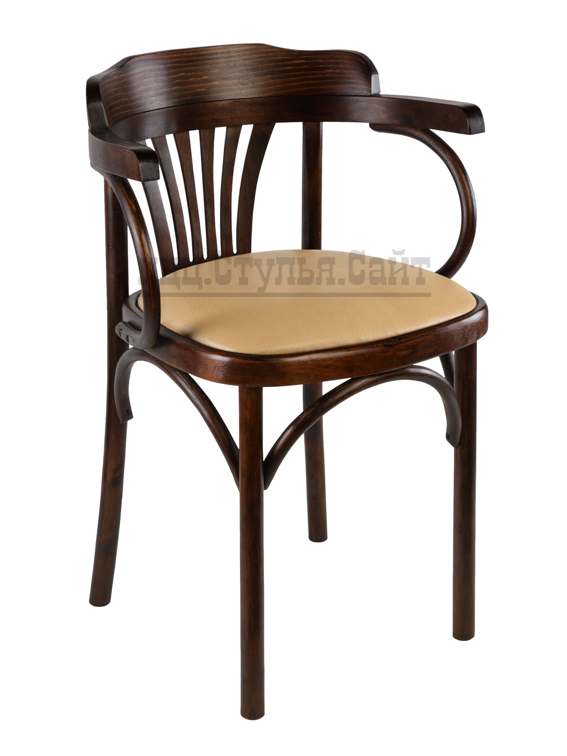 Венский стул с дугами мягкий (экокожа песок) арт.721410