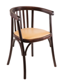 Кресло венге усиленное(экокожа-песок) арт. 202510
