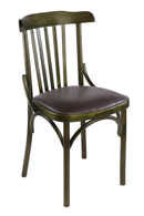 Венский стул оливковый мягкий "экокожа-умбра" арт.  833411