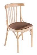 Венский стул натурального цвета(велюр медь) арт. 831001