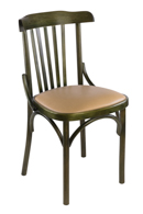 Венский стул оливковый мягкий "экокожа-песок" арт.  833410