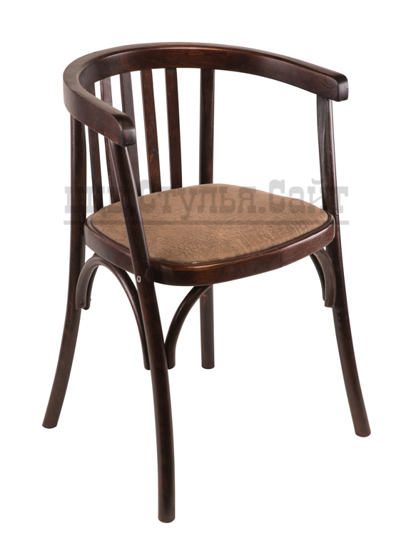 Кресло венге усиленное(экозамша-коричневая) арт. 202503