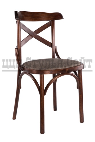 Венский стул с крестом (рогожка-хаки) арт. 841420 фото 2