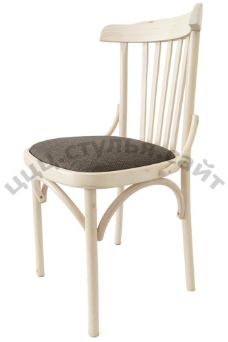 Венский мягкий выбеленный стул (рогожка хаки) арт. 832620 фото 4
