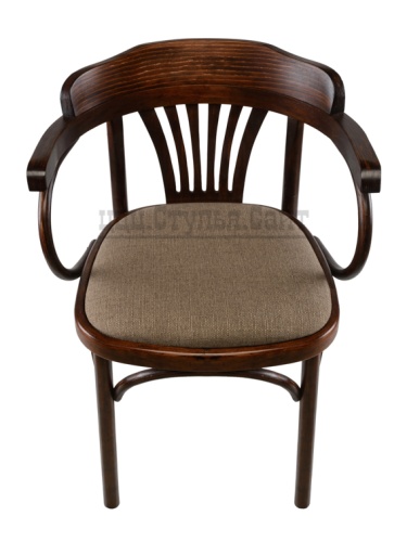 Венский стул с дугами мягкий (рогожка орех) арт.721409 фото 3
