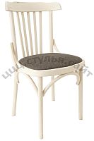 Венский мягкий выбеленный стул (рогожка хаки) арт. 832620