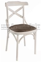 Венский эмалированный стул (рогожка-хаки) арт. 842720