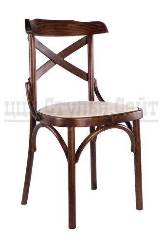 Венский стул с крестом (кожзам-латте) арт. 841415 фото 2