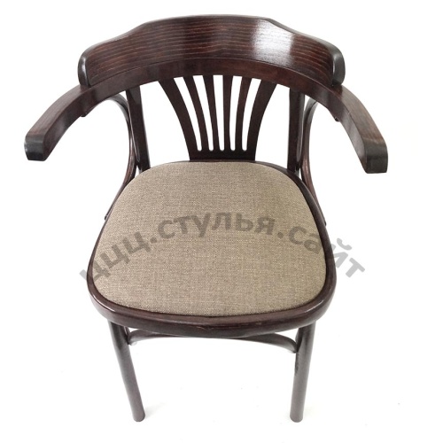 Кресло венское венге мягкое - рогожка орех 702509 фото 3