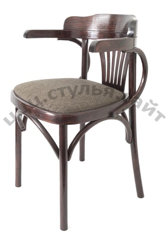 Кресло венское венге мягкое рогожка хаки 702520 фото 4