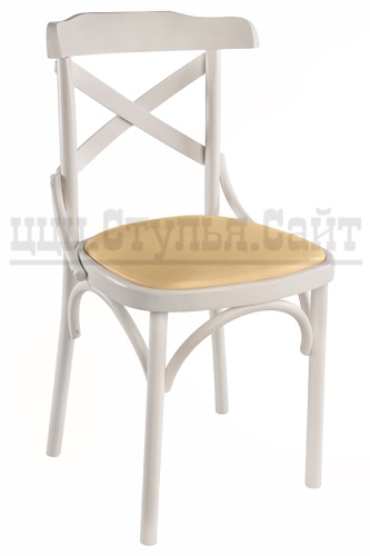 Венский мягкий эмалированный стул (экокожа-песок) арт. 842710 фото 2