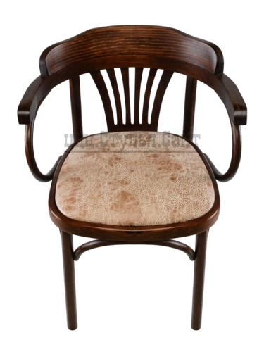 Венский стул с дугами мягкий (экозамша беж) арт.721413 фото 3