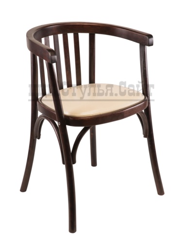 Кресло венге усиленное(кожзам крем) арт.202505 фото 2