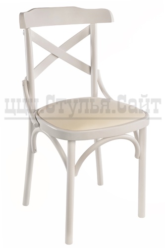 Венский эмалированный стул (к/з-крем) арт. 842705 фото 2
