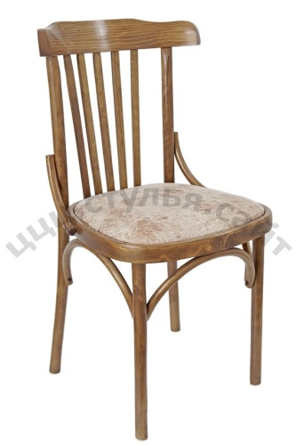 Венский стул с мягким сиденьем (экозамша беж) 831313 фото 2