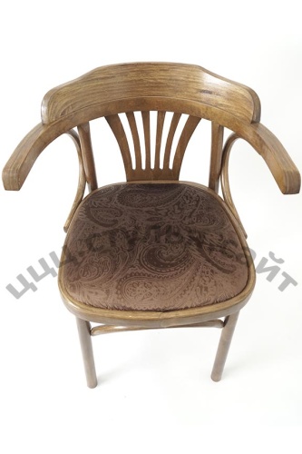 Кресло венское мягкое велюр коричневый 701301 фото 3