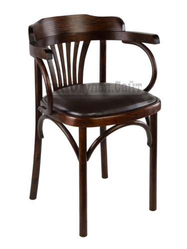 Венский стул с дугами мягкий (экокожа умбра) арт.721411 фото 2