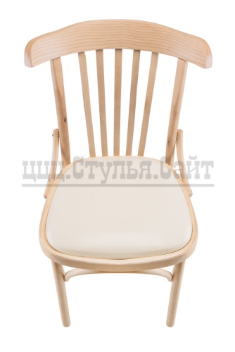 Венский стул натурального цвета(к/з крем) арт. 831005 фото 3