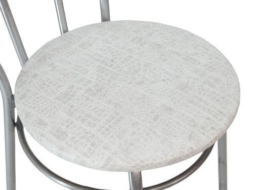 Венский металлический стул бело-серый 451551 фото 4