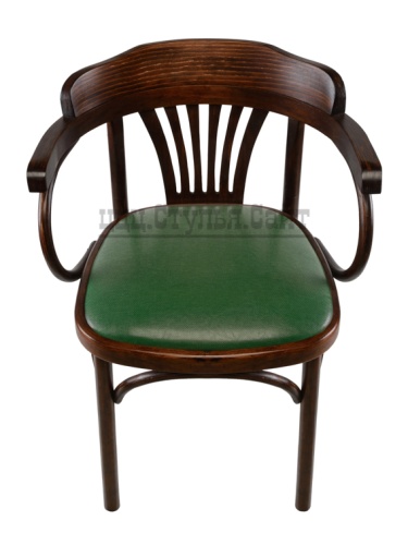 Венский стул с дугами мягкий (к/з зелёный) арт.721419 фото 3