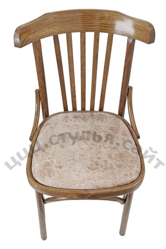 Венский стул с мягким сиденьем (экозамша беж) 831313 фото 3