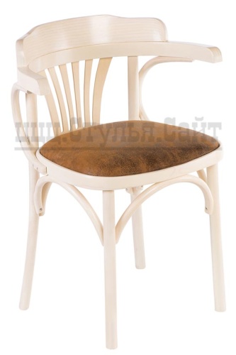 Кресло венское мягкое экозамша-орех 702616 фото 2