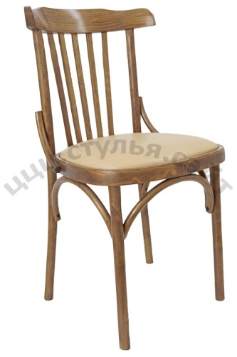 Венский стул со светлым сиденьем (экокожа песок) 831310 фото 2