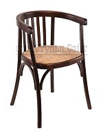 Кресло венге усиленное(экозамша-орех) арт. 202516