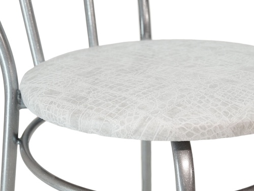 Венский металлический стул бело-серый 451551 фото 3