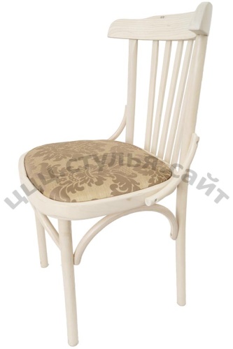 Венский мягкий выбеленный стул (жаккрад горчичный) арт. 832602 фото 4