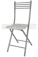 Раскладной стул мягкий металлический 422554