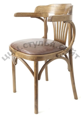 Кресло венское мягкое кожзам коричневый 701304 фото 4