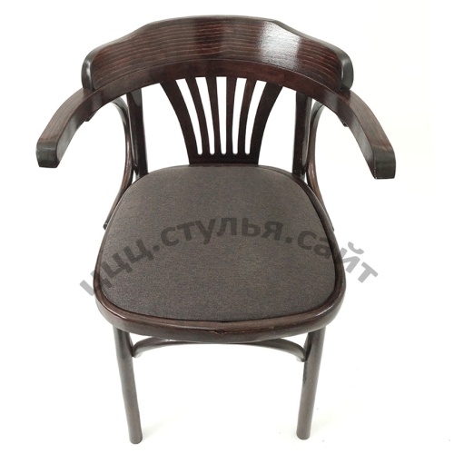 Кресло венское венге мягкое - рогожка шоко 702507 фото 4