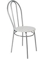 Венский металлический стул бело-серый 451551