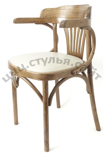 Кресло венское мягкое кожзам кремовый 701305 фото 4