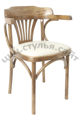 Кресло венское мягкое кожзам кремовый 701305 фото 2