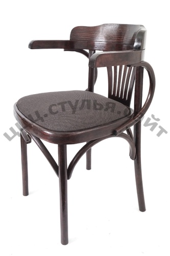 Кресло венское венге мягкое - рогожка шоко 702507 фото 3