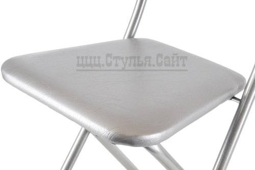 Раскладной стул серебристого цвета 422553 фото 4