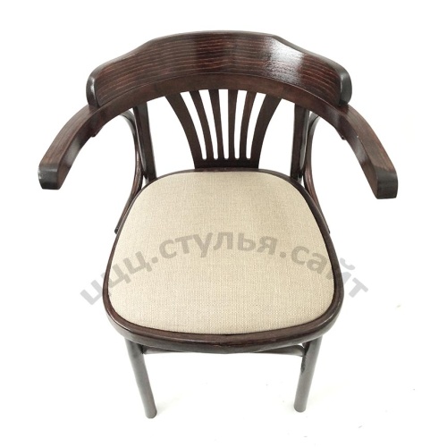 Кресло венское венге мягкое рогожка дуб 702512 фото 3