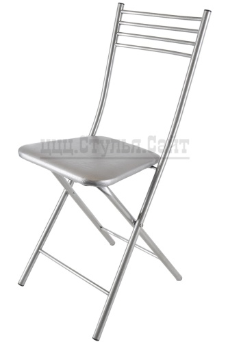 Раскладной стул серебристого цвета 422553 фото 2