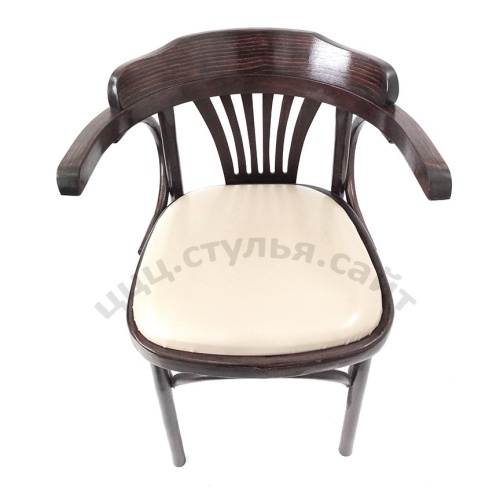 Кресло венское венге мягкое кожзам латте 702515 фото 3