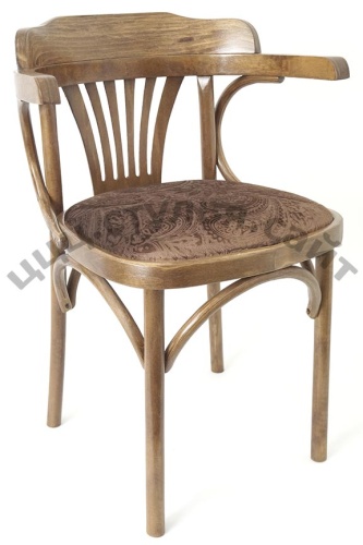 Кресло венское мягкое велюр коричневый 701301 фото 2
