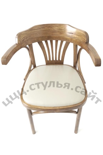 Кресло венское мягкое кожзам кремовый 701305 фото 3