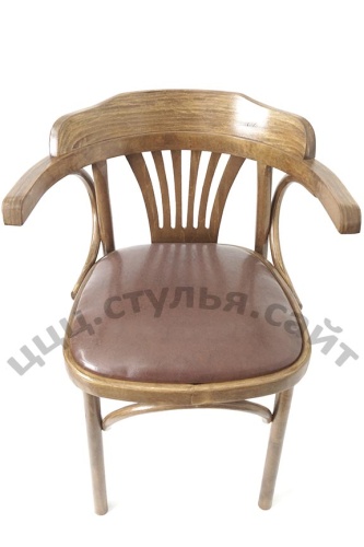 Кресло венское мягкое кожзам коричневый 701304 фото 3