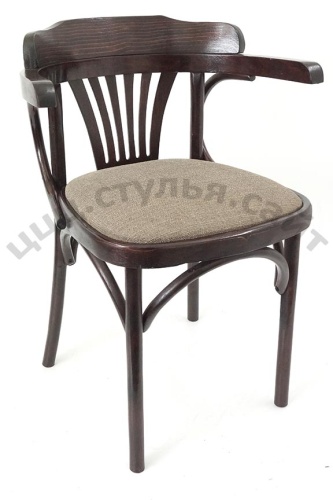 Кресло венское венге мягкое - рогожка орех 702509 фото 2