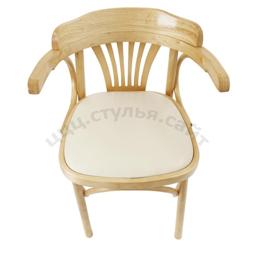 Кресло венское мягкое кожзам крем 701105 фото 3