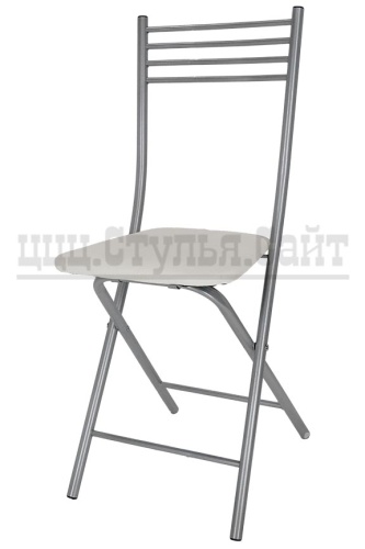 Раскладной стул с твердой спинкой  (слоновая кость) 422554 фото 2